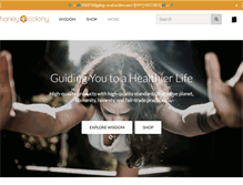 Tablet Screenshot of honeycolony.com